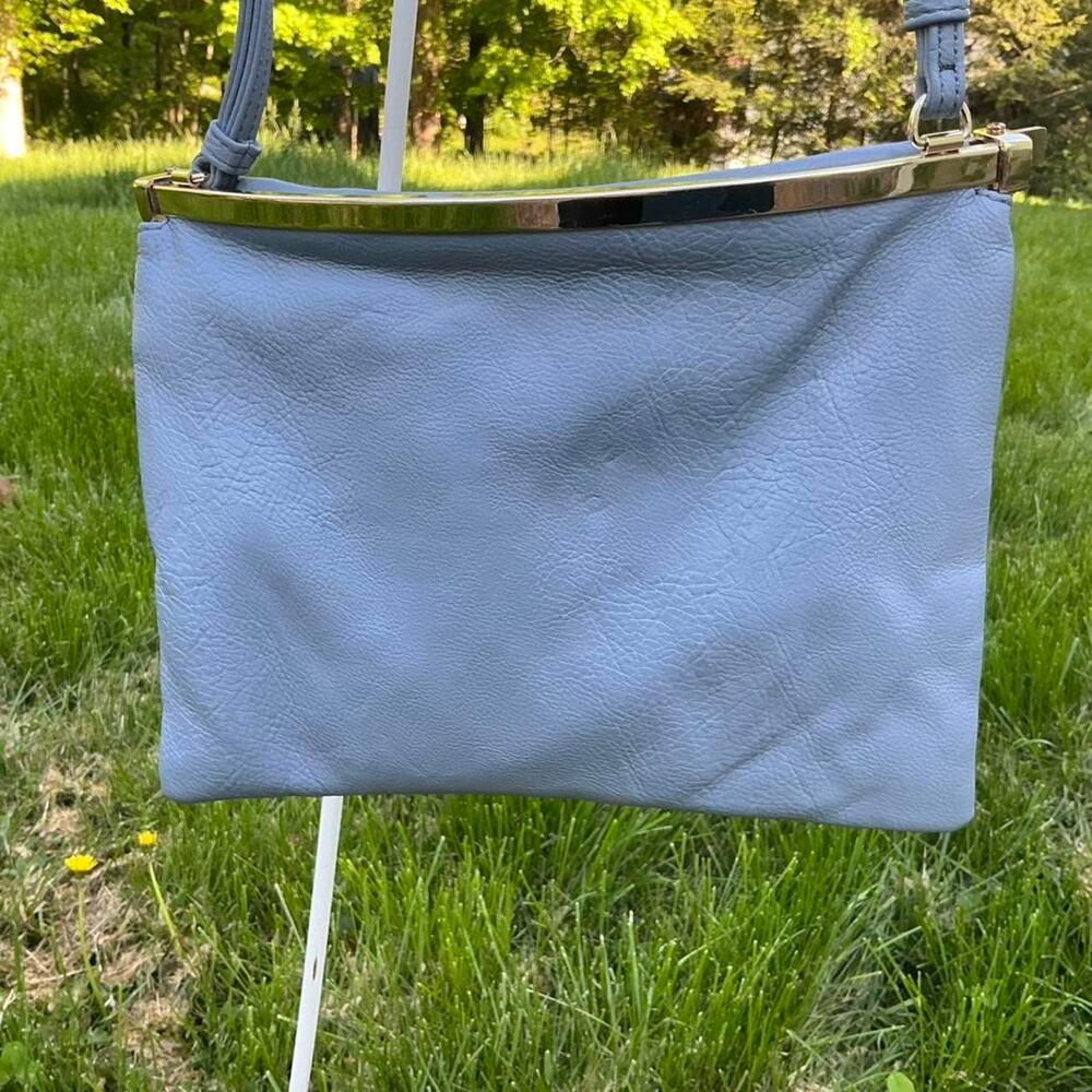 Christian Livingston Blue Crossbody Bag Y2K